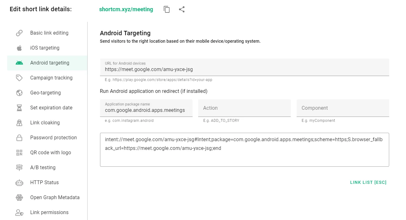 shortio-android-targeting