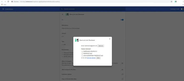 install-shortcm-extension
