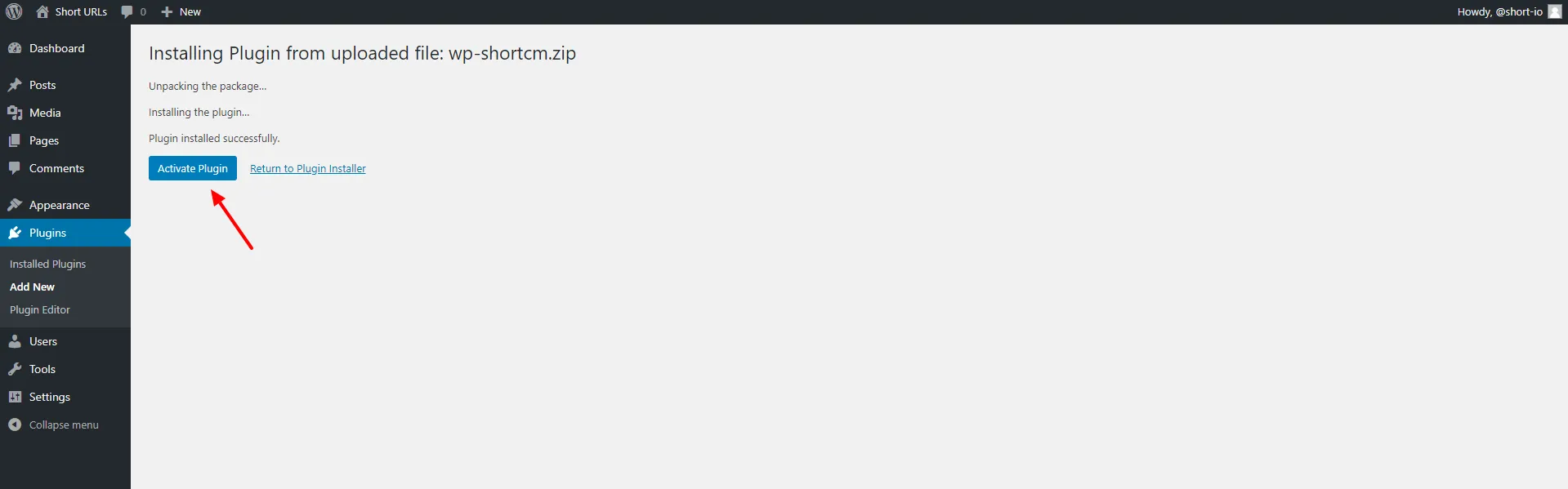 wp-short-link