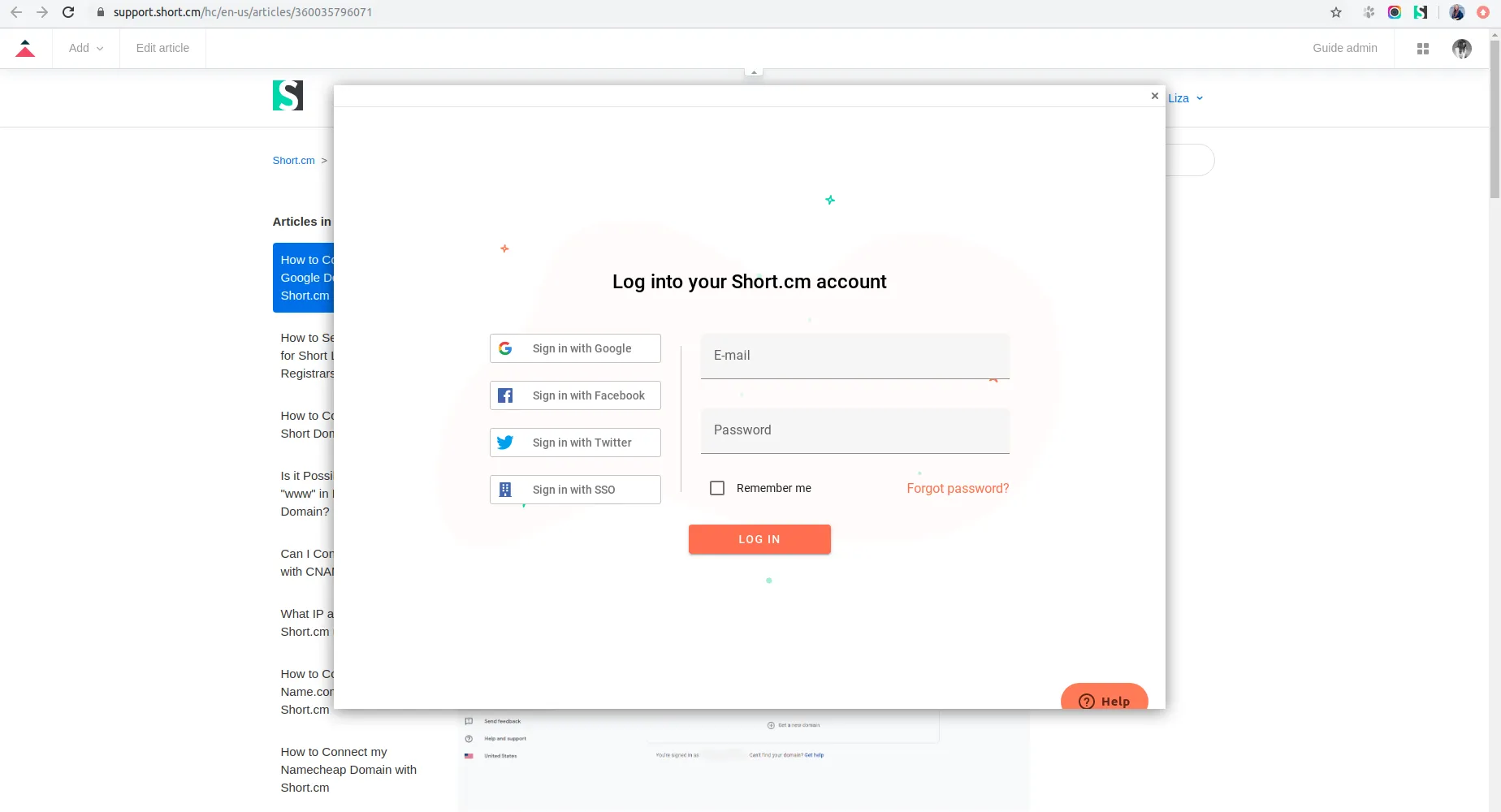 Short.cm Google Chrome Extension